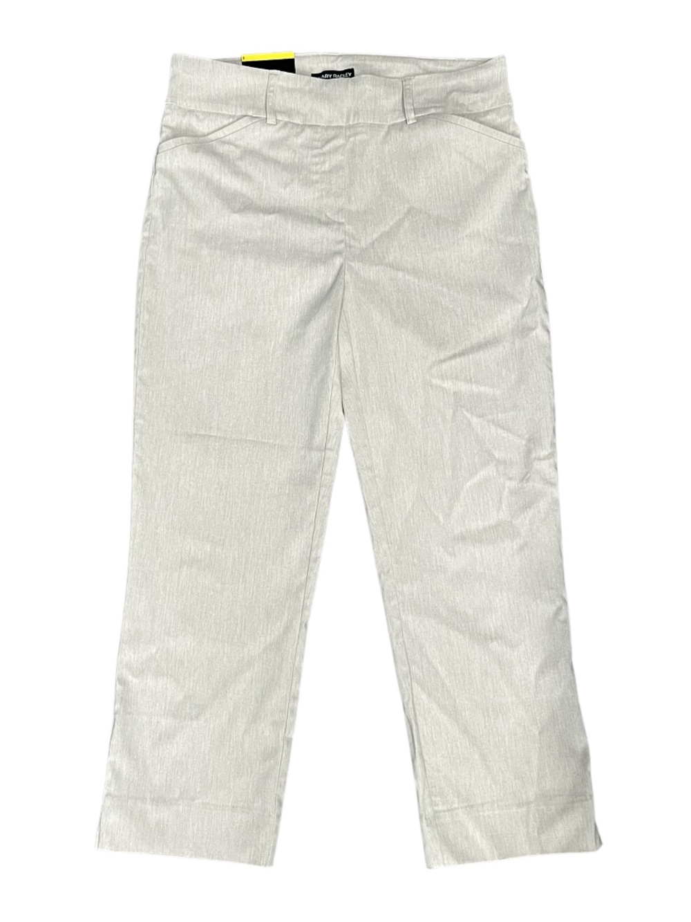 NWT Hilary Radley Tummy Control Capri Pant Beige Size 6